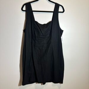 Old navy Black Sleeveless Dress w/ square neck